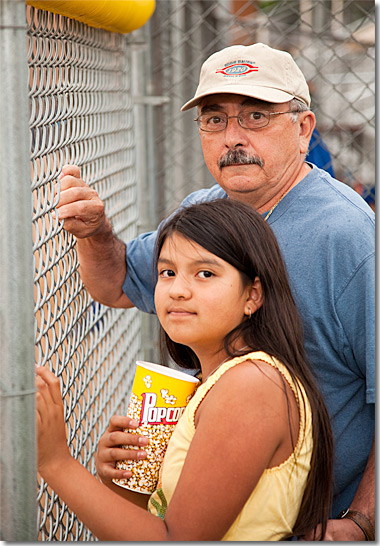 Elmer Hernandez and granddaughter Micaela