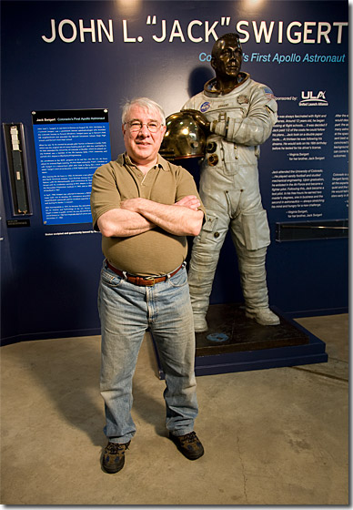 Frank Zawada at the Wings over the Rockies Museum